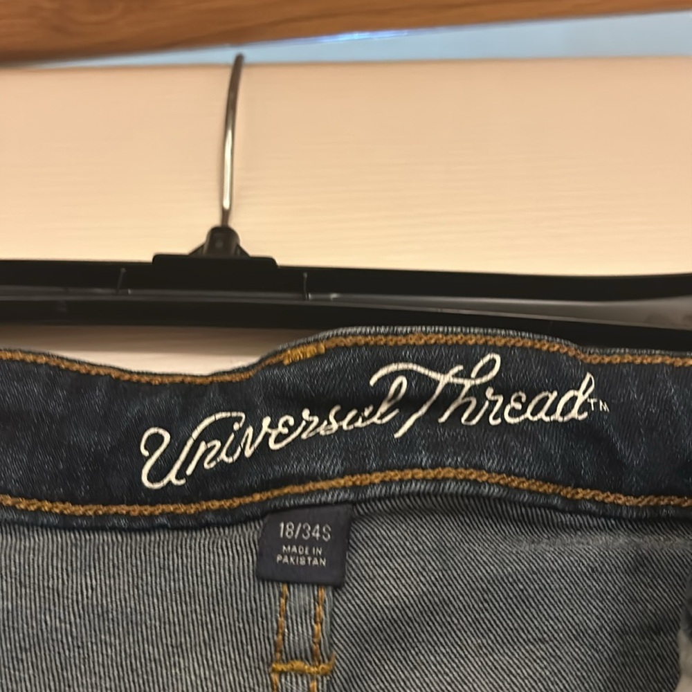 Dark Wash Denim Jeans - Picture 2 of 3